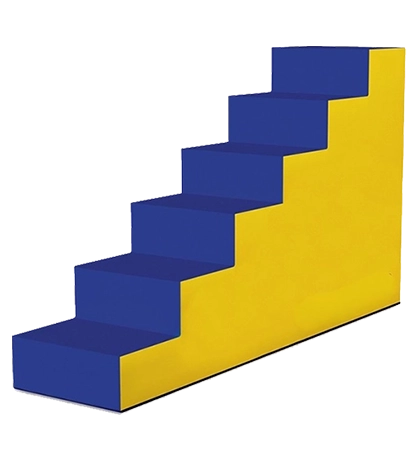 trampoline-foam-stairs